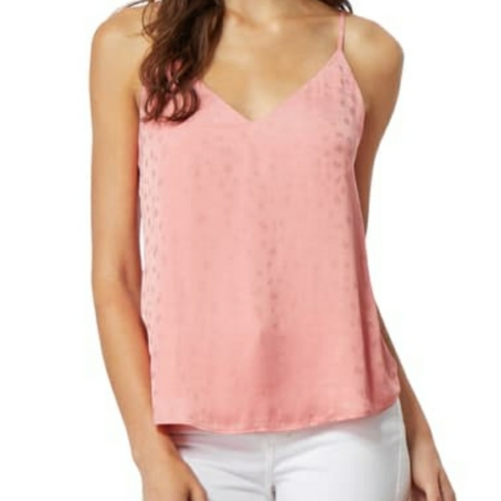 QNWT  Nordstrom Habitual Printed Camisole Top in Peach Size Small